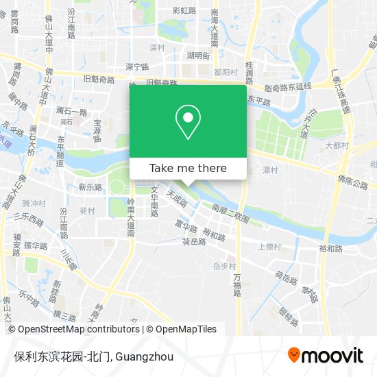保利东滨花园-北门 map