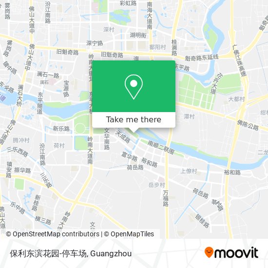 保利东滨花园-停车场 map