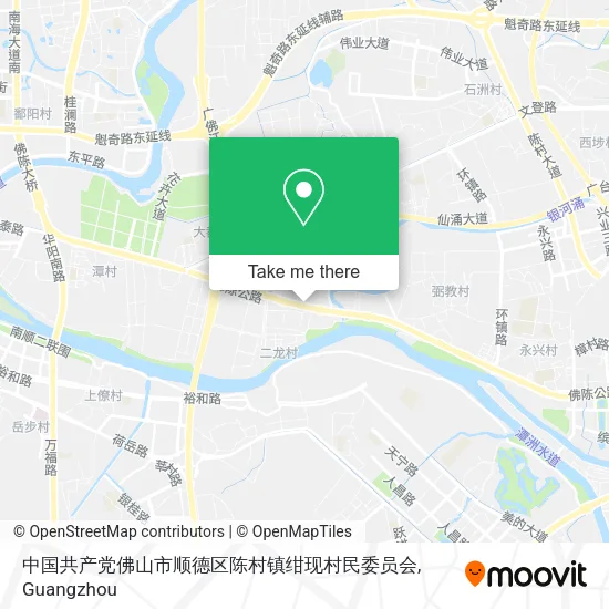 中国共产党佛山市顺德区陈村镇绀现村民委员会 map