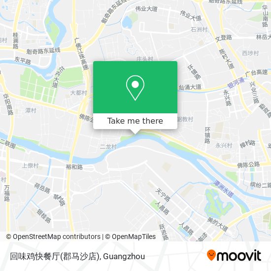 回味鸡快餐厅(郡马沙店) map