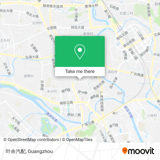 叶余汽配 map