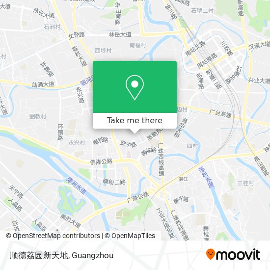 顺德荔园新天地 map