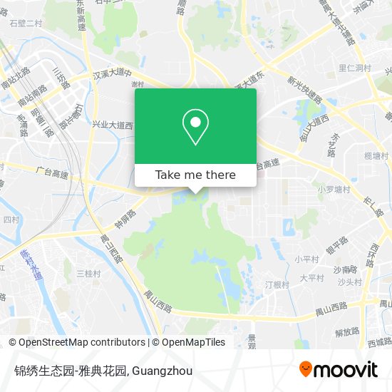 锦绣生态园-雅典花园 map