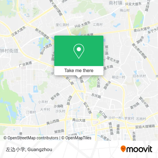 左边小学 map