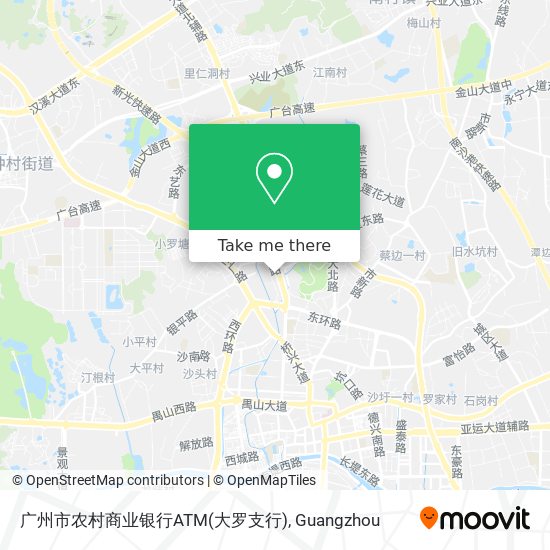 广州市农村商业银行ATM(大罗支行) map