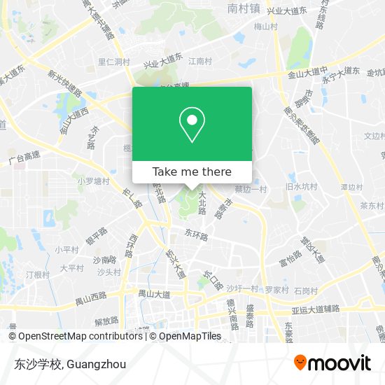 东沙学校 map