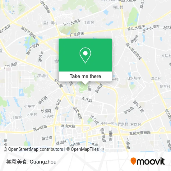 尝意美食 map