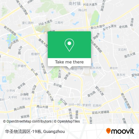 华圣物流园区-19栋 map