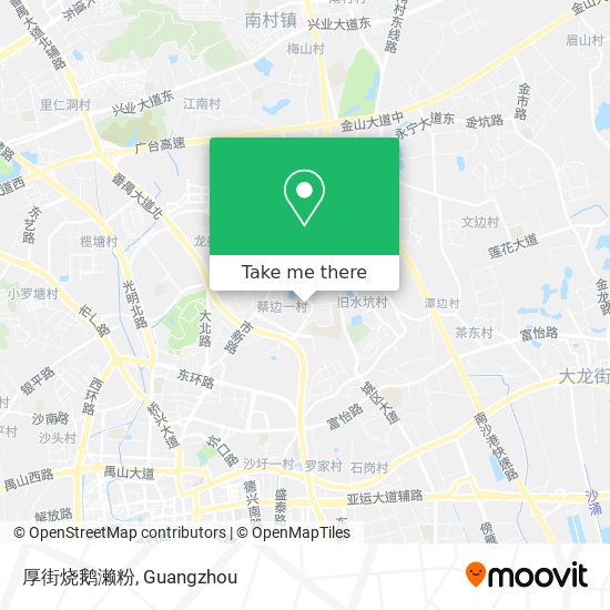 厚街烧鹅濑粉 map