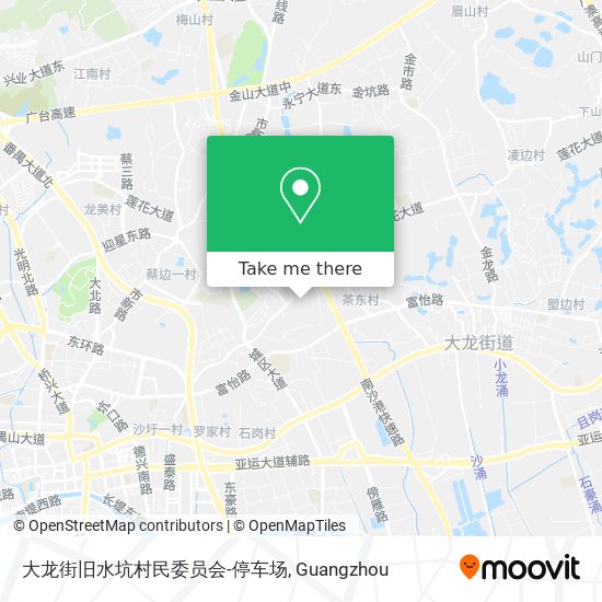 大龙街旧水坑村民委员会-停车场 map