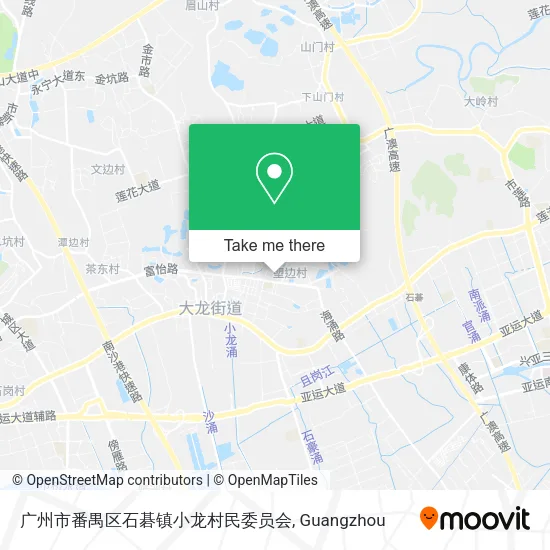 广州市番禺区石碁镇小龙村民委员会 map
