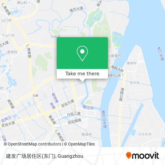 建发广场居住区(东门) map