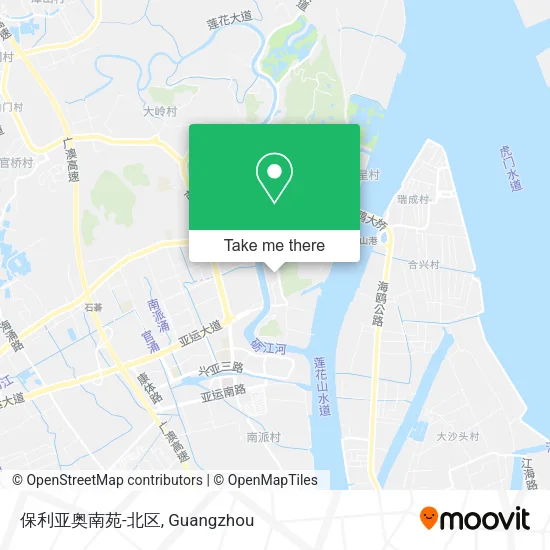 保利亚奥南苑-北区 map