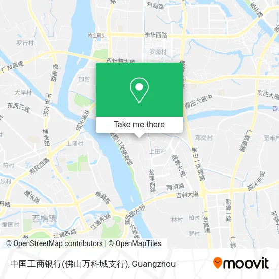 中国工商银行(佛山万科城支行) map