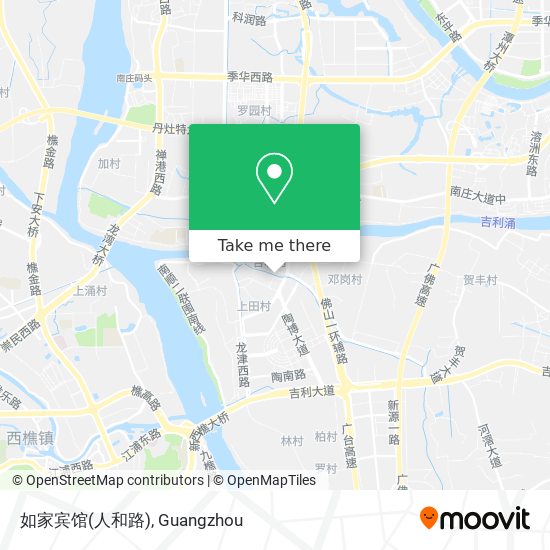 如家宾馆(人和路) map