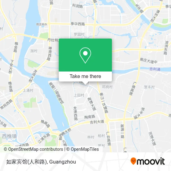 如家宾馆(人和路) map