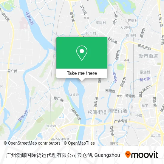 广州爱邮国际货运代理有限公司云仓储 map