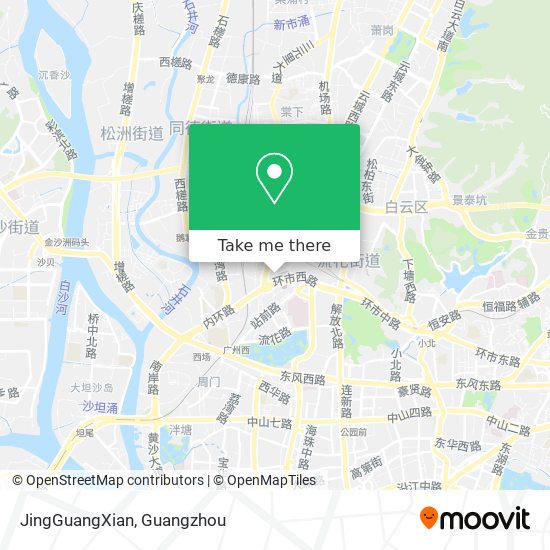 JingGuangXian map