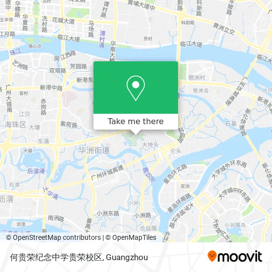 何贵荣纪念中学贵荣校区 map