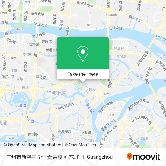 广州市新滘中学何贵荣校区-东北门 map