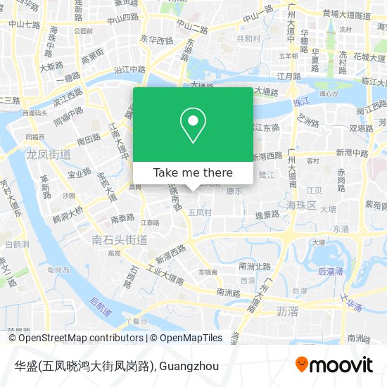 华盛(五凤晓鸿大街凤岗路) map