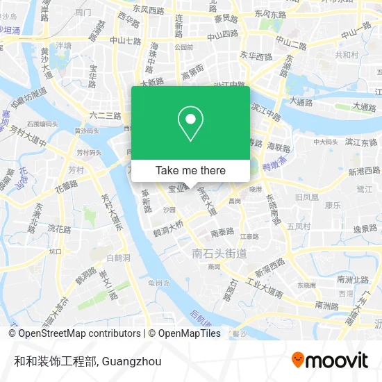 和和装饰工程部 map