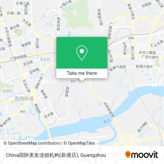 China国际美发连锁机构(新塘店) map