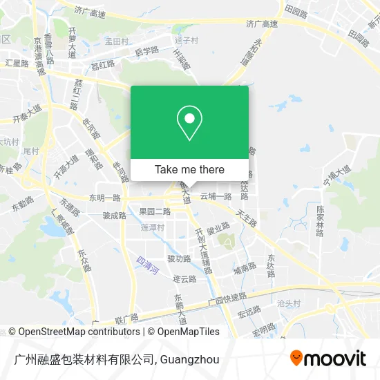 广州融盛包装材料有限公司 map