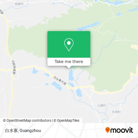 白水寨 map
