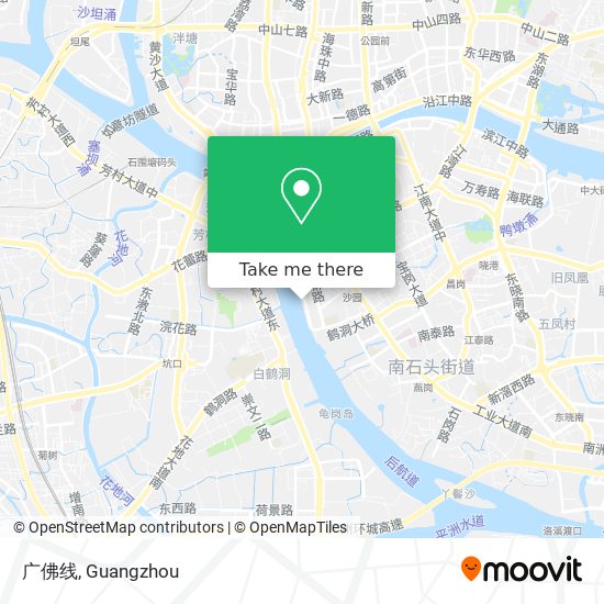 广佛线 map