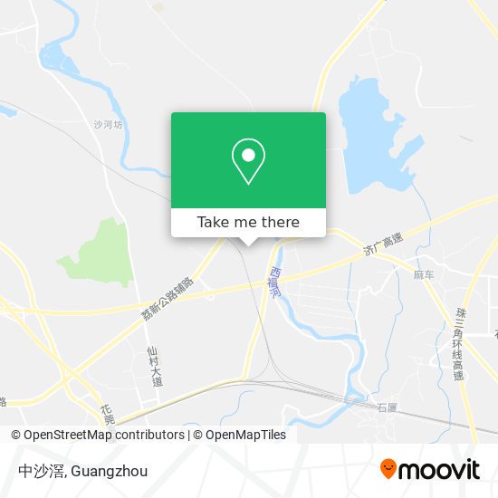 中沙滘 map