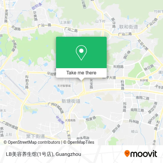 LB美容养生馆(1号店) map