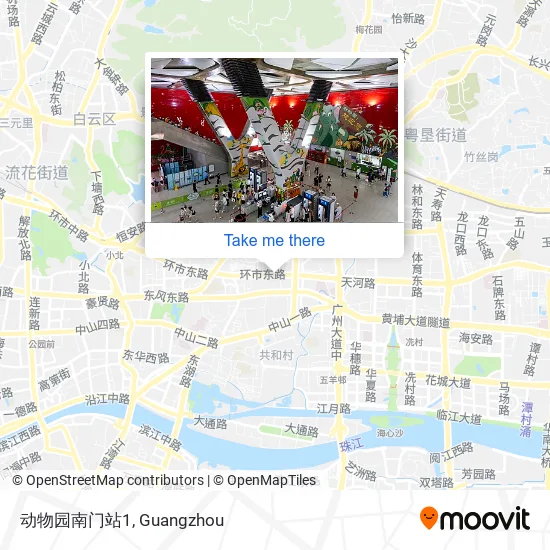 动物园南门站1 map