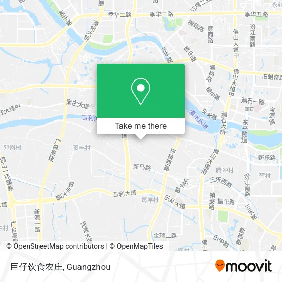 巨仔饮食农庄 map
