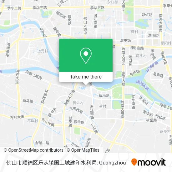 佛山市顺德区乐从镇国土城建和水利局 map