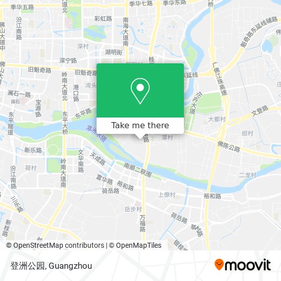 登洲公园 map