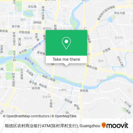 顺德区农村商业银行ATM(陈村潭村支行) map