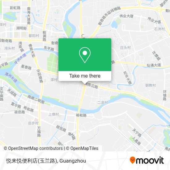 悦来悦便利店(玉兰路) map