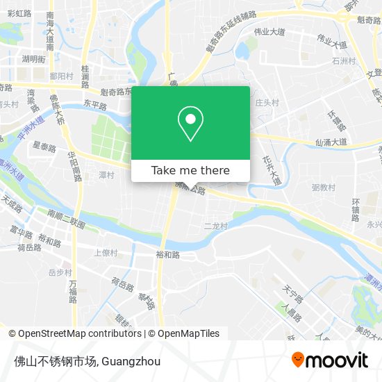 佛山不锈钢市场 map