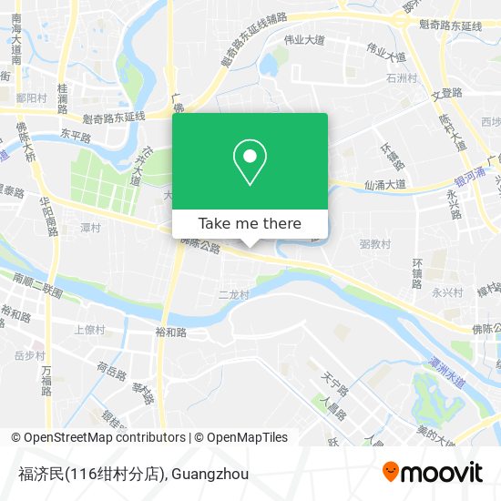 福济民(116绀村分店) map