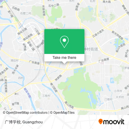 广博学校 map