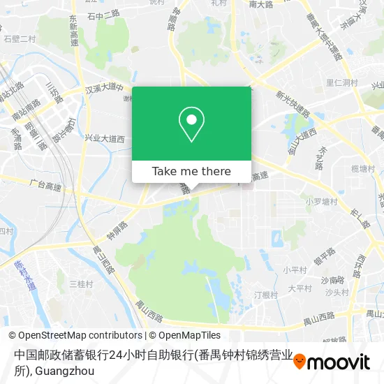 中国邮政储蓄银行24小时自助银行(番禺钟村锦绣营业所) map