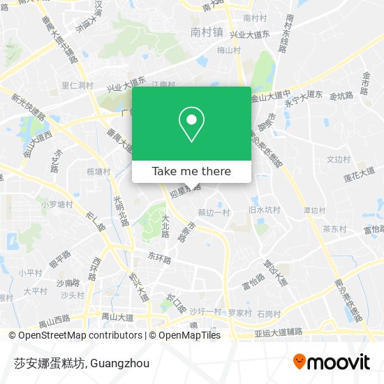 莎安娜蛋糕坊 map