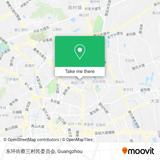 东环街蔡三村民委员会 map