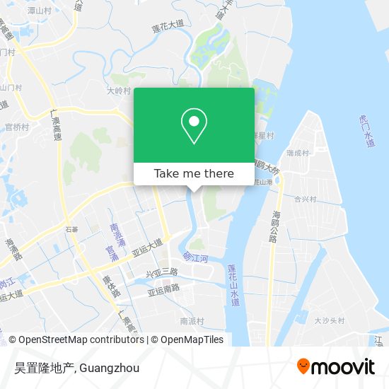 昊置隆地产 map