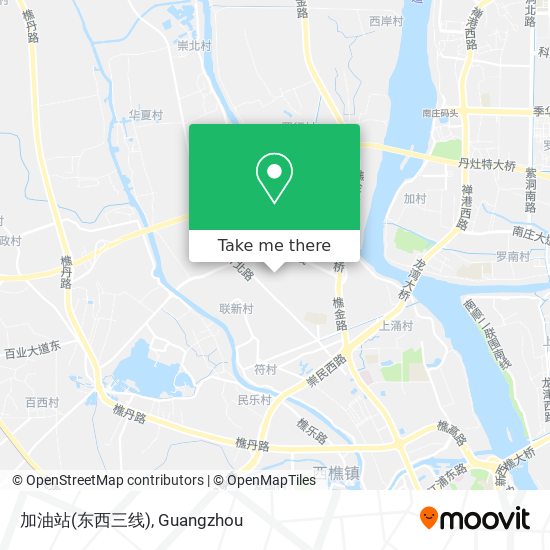 加油站(东西三线) map