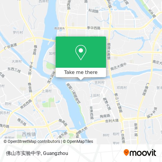 佛山市实验中学 map