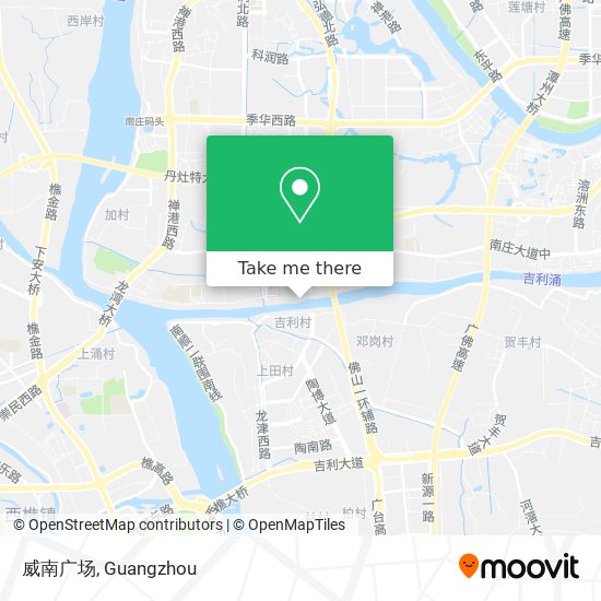 威南广场 map