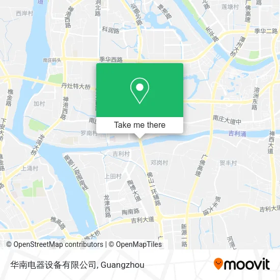 华南电器设备有限公司 map