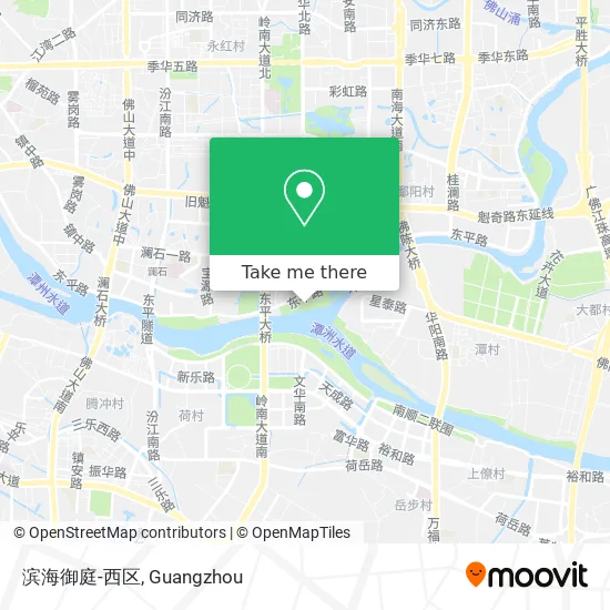 滨海御庭-西区 map